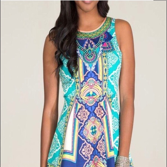 Flying Tomato Boho Multi colored sleeveless dress - Picture 10 of 15